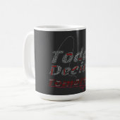 タイポグラフィ明日は今日から始まる コーヒーマグカップ (正面左)