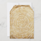 タイポグラフィ書道パリフランスエッフェルタワー 招待状 (裏面)