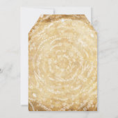 タイポグラフィ書道パリフランスエッフェルタワー 招待状 (裏面)