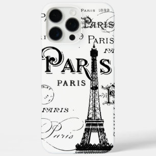 タイポグラフィ書道パリフランスエッフェルタワー iPhone 16 PRO MAXケース