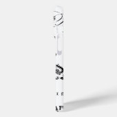 タイポグラフィ書道パリフランスエッフェルタワー Case-Mate iPhoneケース (裏面 / 左)