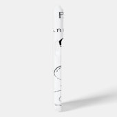 タイポグラフィ書道パリフランスエッフェルタワー Case-Mate iPhoneケース (裏面 / 右)