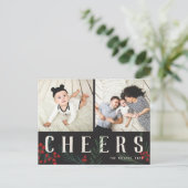 タイポグラフィ植物学2枚フォト応援 シーズンポストカード (スタンド正面)