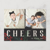 タイポグラフィ植物学2枚フォト応援 シーズンポストカード (正面)