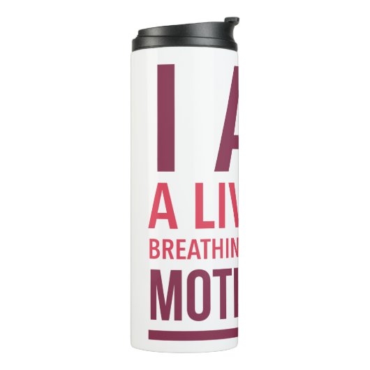 タイポグラフィ熱やる気を起こさせるタンブラー タンブラー (回転左)