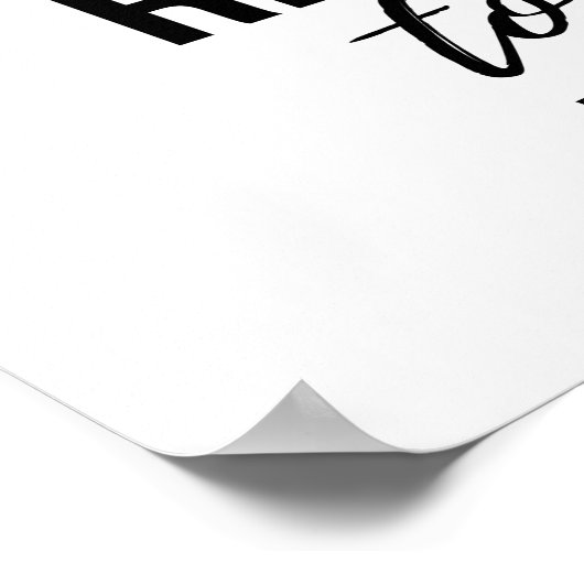 タイポグラフィ生活10%私たち ポスター (角)