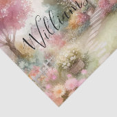 タイポグラフィ秋コテージフローラ水彩 薄葉紙 (詳細)