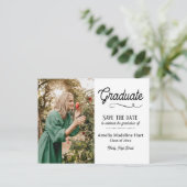 タイポグラフィ科モダン学 |写真の日付を保存 案内ポストカード (スタンド正面)