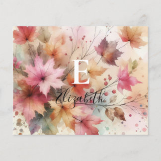 タイポグラフィ紅葉水の色パステルカラー