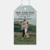 タイポグラフィ結婚の延期期間 ギフトタグ (正面)