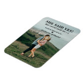 タイポグラフィ結婚の延期期間 マグネット (左側)