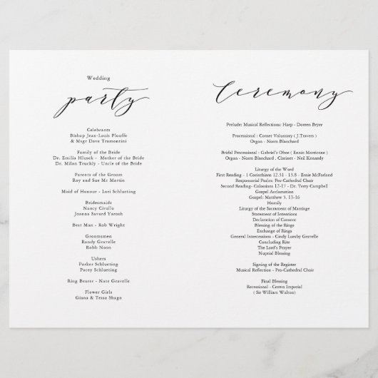 タイポグラフィ結婚式 (裏面)