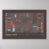 タイポグラフィ辞書 – 相違点 ポスター (正面)