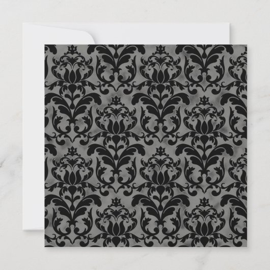 タイポグラフィ金ゴールドフレームアールデコ素晴らしギャツビー招待状 招待状 (裏面)