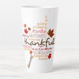 タイポグラフィ カフェラテマグ