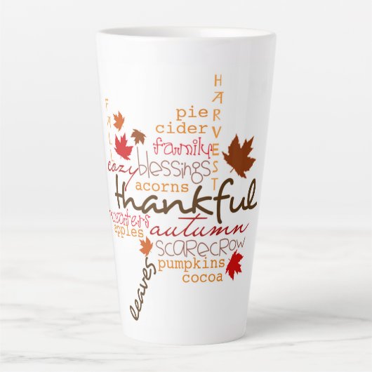 タイポグラフィ カフェラテマグ (正面)