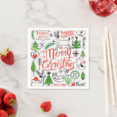 タイポグラフィ スタンダードカクテルナプキン (インサイチュ)