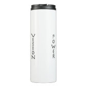 タイポグラフィ タンブラー (裏面)