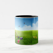 タイポグラフィ ツートーンマグカップ (中央)