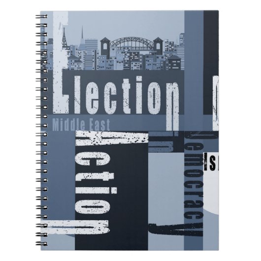 タイポグラフィ ノートブック (正面)