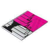 タイポグラフィ ノートブック (左側)