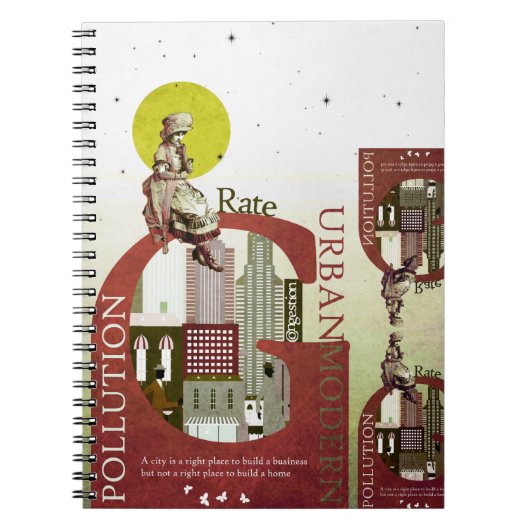 タイポグラフィ ノートブック (正面)