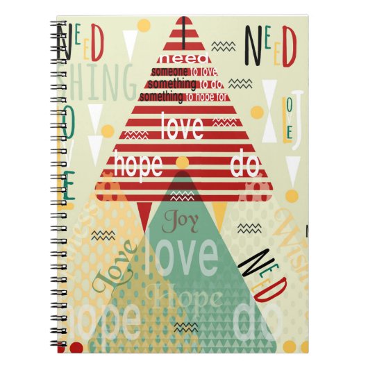 タイポグラフィ ノートブック (正面)