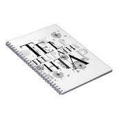 タイポグラフィ ノートブック (右側)