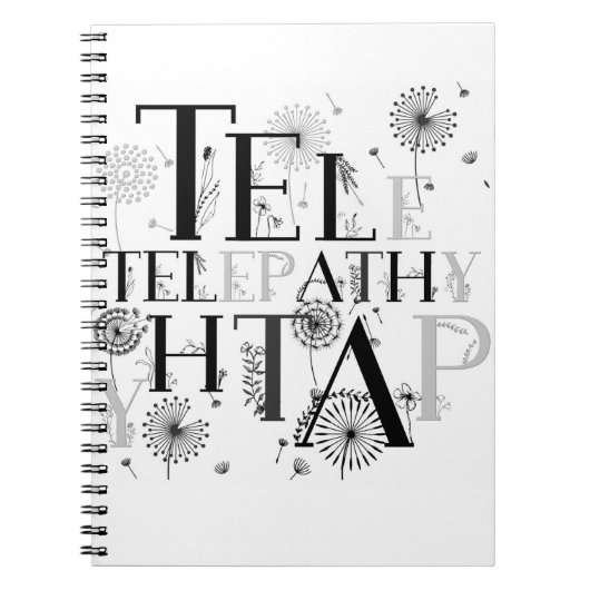 タイポグラフィ ノートブック (正面)