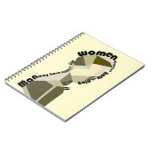 タイポグラフィ ノートブック (左側)