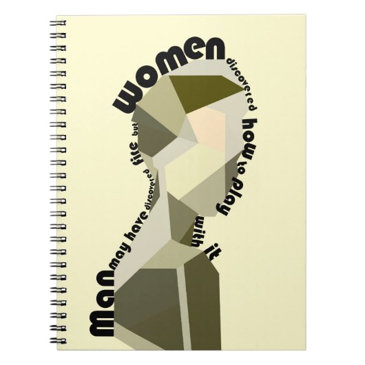 タイポグラフィ ノートブック (正面)