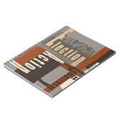 タイポグラフィ ノートブック (左側)