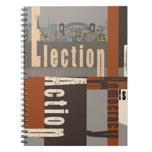 タイポグラフィ ノートブック (正面)