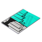 タイポグラフィ ノートブック (左側)