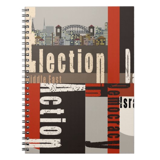 タイポグラフィ ノートブック (正面)