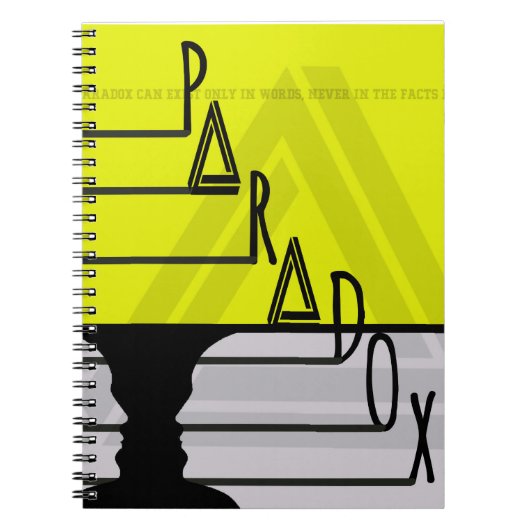 タイポグラフィ ノートブック (正面)