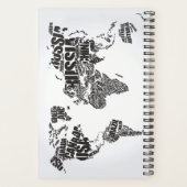 タイポグラフィ プランナー手帳 (裏面)