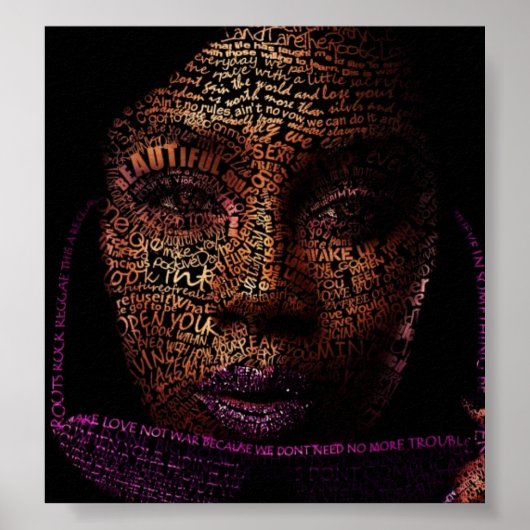 タイポグラフィ ポスター (正面)