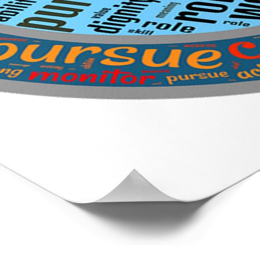 タイポグラフィ ポスター (角)