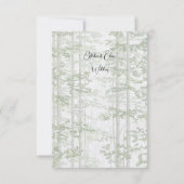 タイポグラフィ ミニマル ウェディング 招待状 (裏面)