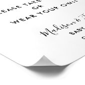 タイポグラフィ モノクロ 現代 ウェア マスク サイン (角)