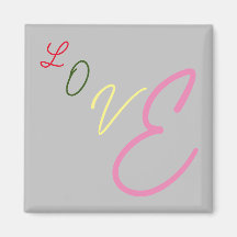 タイポグラフィ・ラブマグネット