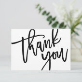 タイポグラフィ,レタリング，ベビーシャワー，誕生日パーティー サンキューカード (スタンド正面)