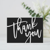 タイポグラフィ,レタリング，ベビーシャワー，誕生日パーティー サンキューカード (スタンド正面)