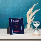 タイポグラフィ- 感動的引用文 フォトプラーク (インサイチュ)