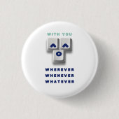 タイポグラフィ_2_with you_2 缶バッジ (正面)