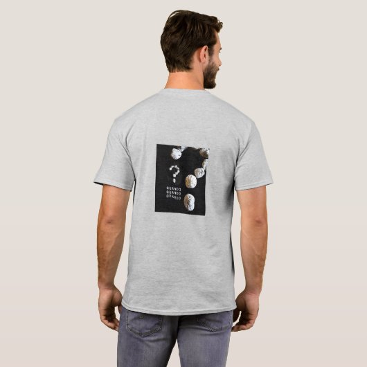 タイポグラフィ_3_nowまたはtシャツなし tシャツ (裏面フル)