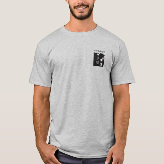 タイポグラフィ_3_nowまたはtシャツなし tシャツ (正面)