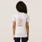 タイポグラフィ_5_6 Tシャツの前に目を覚ます Tシャツ (裏面フル)