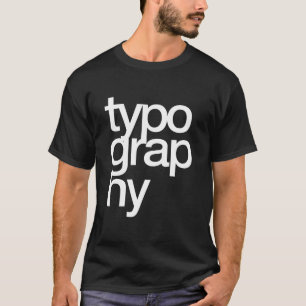 タイポグラフィ Tシャツ